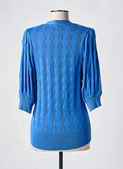 Gilet manches longues bleu I.CODE (By IKKS) pour femme seconde vue