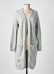 Gilet manches longues gris MINIMUM pour femme seconde vue