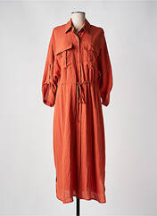 Robe longue orange MINIMUM pour femme seconde vue