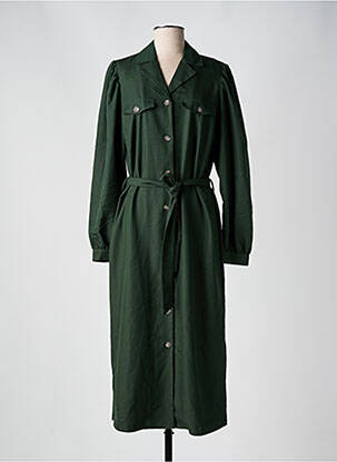 Robe longue vert MINIMUM pour femme