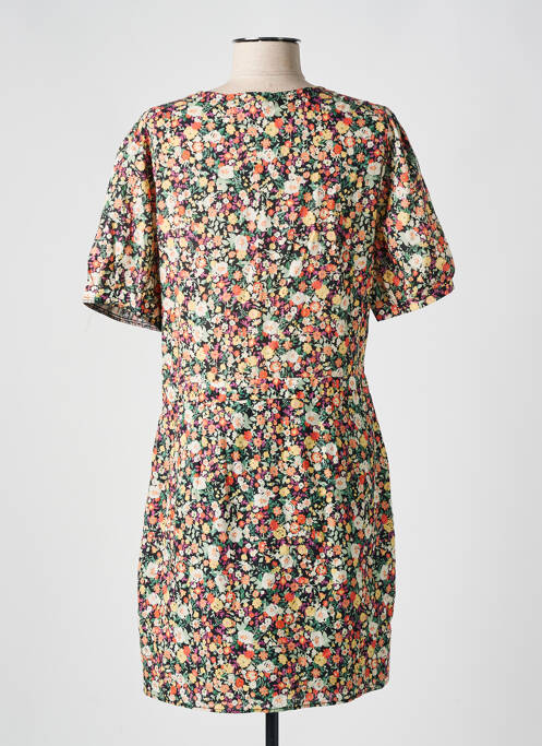 Robe courte manches courtes manches courtes noir I.CODE (By IKKS) femme