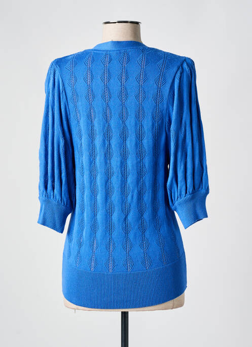 Gilet manches longues manches 3/4 bleu I.CODE (By IKKS) femme