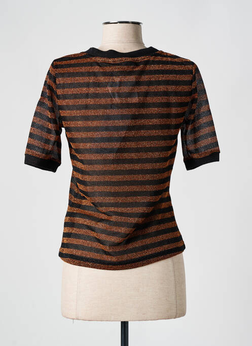 Top stretch manches courtes orange MINIMUM femme