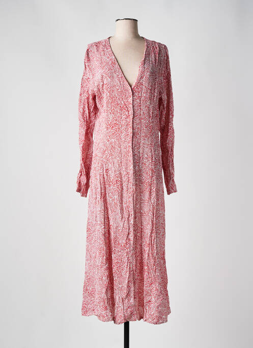 Robe longue rouge MINIMUM pour femme