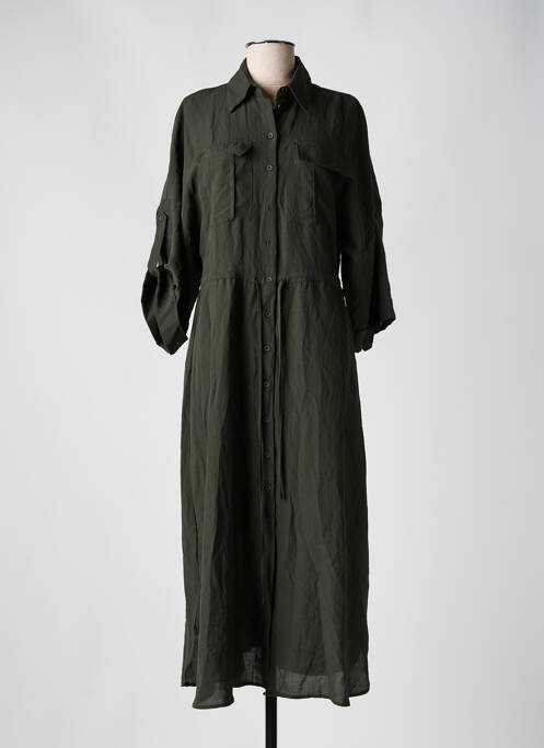 Robe longue vert MINIMUM pour femme