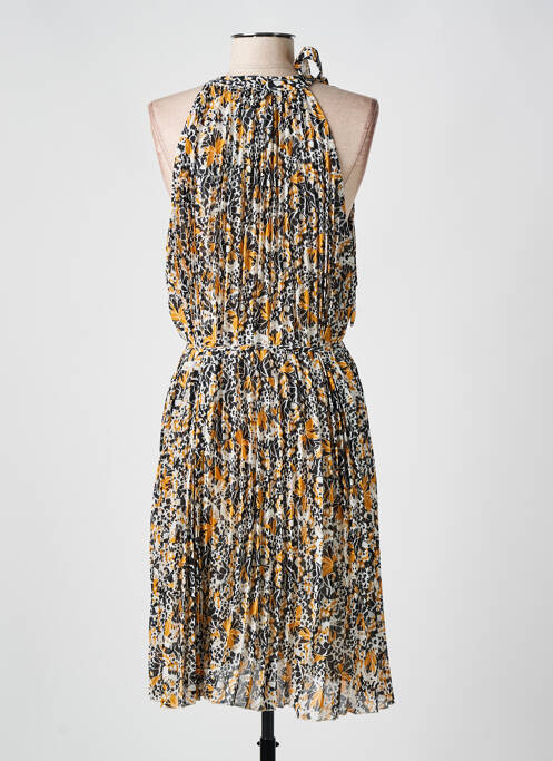 Robe mi-longue jaune MINIMUM pour femme