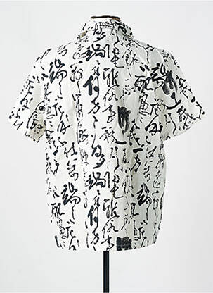 Chemise manches courtes imprimé fantaisie blanc EDWIN homme