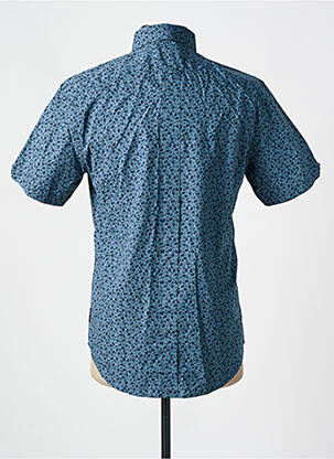 Chemise manches courtes imprimé fantaisie bleu BEN SHERMAN homme