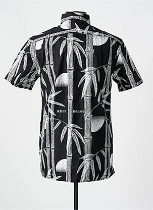 Chemise manches courtes imprimé fantaisie noir EDWIN homme