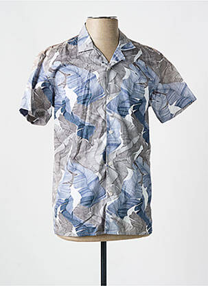 Chemise manches courtes imprimé fantaisie gris MINIMUM homme