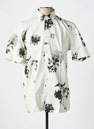 Chemise manches courtes imprimé fantaisie vert MINIMUM homme