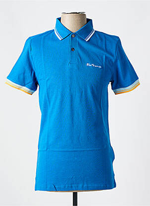 Polo coupe cintrée manches courtes bleu clair BEN SHERMAN homme
