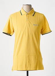 Polo coupe cintrée manches courtes jaune BEN SHERMAN homme