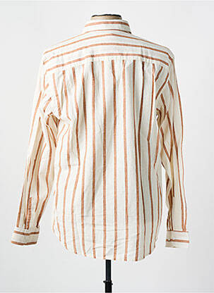 Chemise manches longues manches longues beige MINIMUM homme