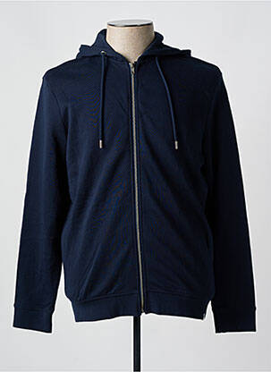 Veste casual resserrée sur le bas bleu MINIMUM homme
