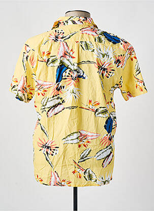 Chemise manches courtes coupe droite jaune MINIMUM homme