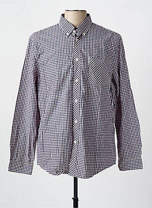 Chemise manches longues bleu BEN SHERMAN pour homme