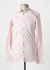 Chemise manches longues rose MINIMUM pour homme seconde vue