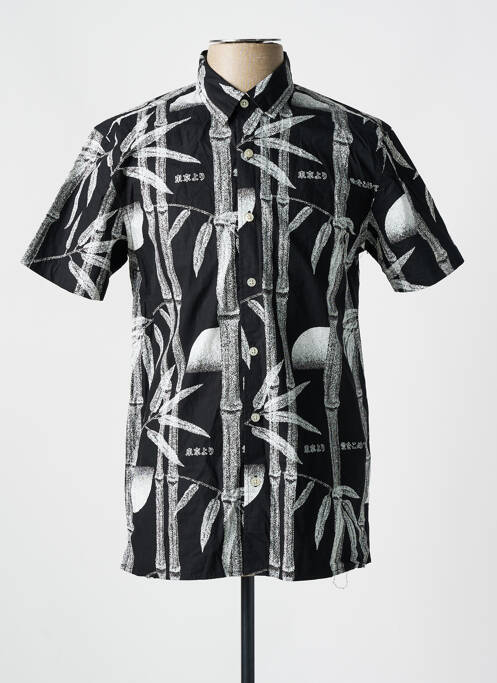 Chemise manches courtes imprimé fantaisie noir EDWIN homme