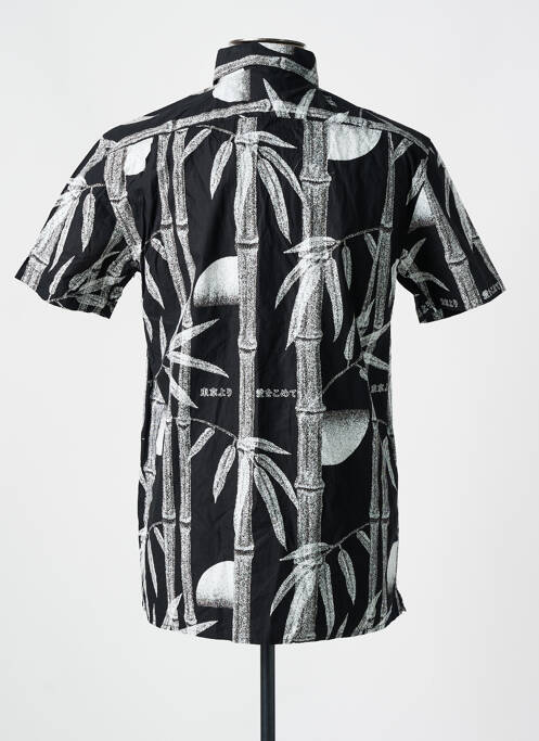Chemise manches courtes imprimé fantaisie noir EDWIN homme