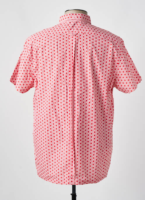 Chemise manches courtes imprimé fantaisie rouge BEN SHERMAN homme