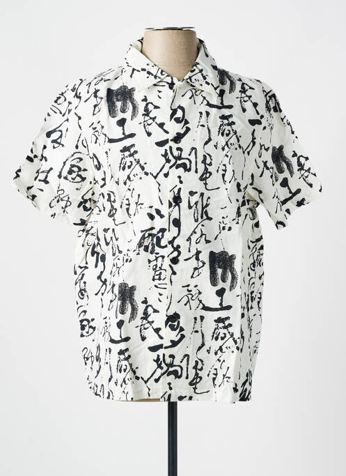 Chemise manches courtes blanc EDWIN pour homme