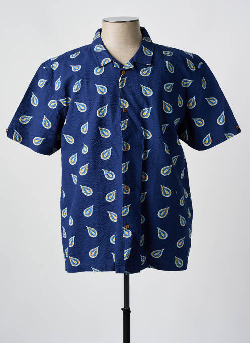 Chemise manches courtes bleu BEN SHERMAN pour homme