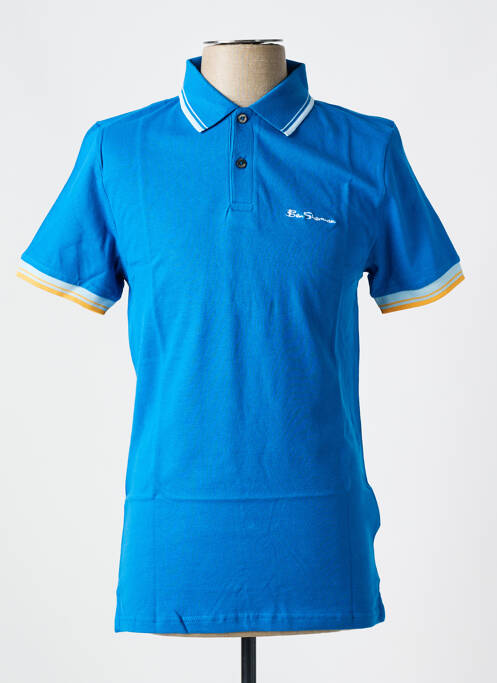 Polo bleu clair BEN SHERMAN pour homme