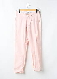 Pantalon chino stretch taille normale rose BEN SHERMAN homme