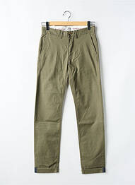 Pantalon chino stretch taille normale vert BEN SHERMAN homme