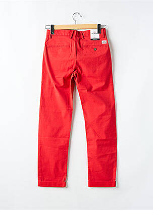 Pantalon chino stretch taille normale rouge BEN SHERMAN homme