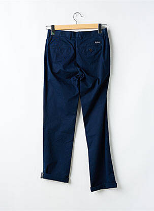 Pantalon chino tissage popeline taille normale bleu BEN SHERMAN homme