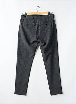Pantalon droit tissage popeline taille normale gris MINIMUM homme