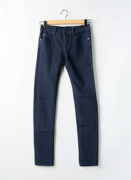 Jeans coupe slim tissage brut taille normale bleu SOLID homme