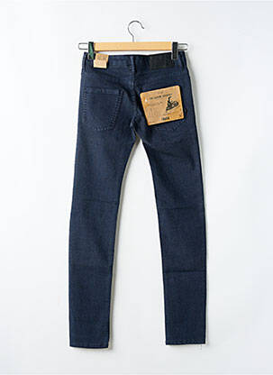 Jeans coupe slim tissage brut taille normale bleu SOLID homme