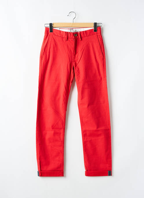 Pantalon chino rouge BEN SHERMAN pour homme