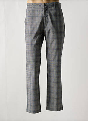 Pantalon slim tissage popeline taille normale gris MINIMUM homme