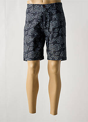 Bermuda tissage popeline taille normale bleu BEN SHERMAN homme