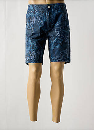 Bermuda tissage popeline taille normale bleu MINIMUM homme