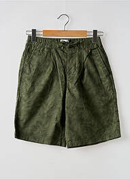 Short tissage popeline taille normale vert MINIMUM homme