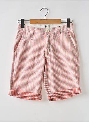 Bermuda coupe droite taille normale rouge MINIMUM homme