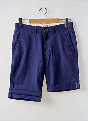 Bermuda stretch taille normale bleu BEN SHERMAN homme