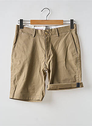 Bermuda stretch taille normale marron clair BEN SHERMAN homme