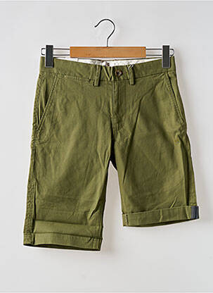 Bermuda stretch taille normale vert BEN SHERMAN homme