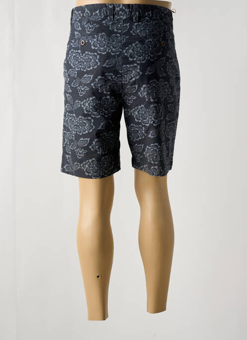 Bermuda tissage popeline taille normale bleu BEN SHERMAN homme