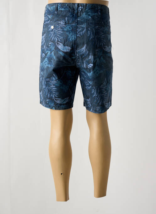 Bermuda tissage popeline taille normale bleu MINIMUM homme