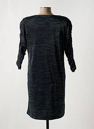 Robe courte manches 3/4 manches 3/4 bleu I.CODE (By IKKS) femme