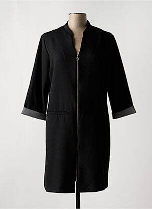 Robe mi-longue noir I.CODE (By IKKS) pour femme