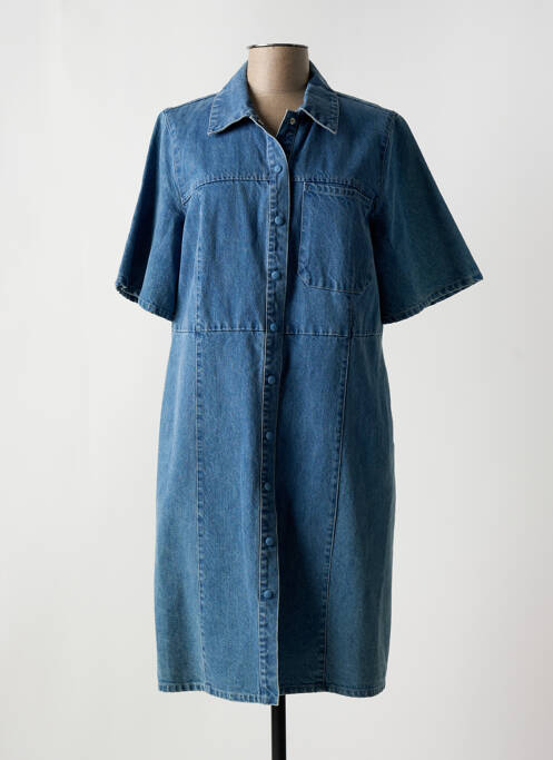 Robe mi-longue bleu MINIMUM pour femme