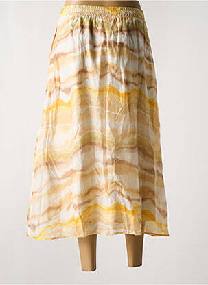 Jupe longue imprimé fantaisie jaune MINIMUM femme